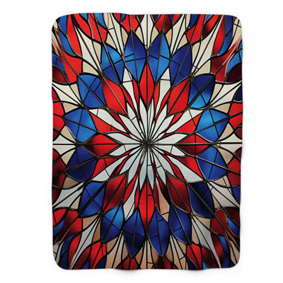Patriotic Art - 1 Piece Premium Sherpa Blanket