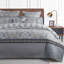 Polyester Damask Coverlet with Pillow Shams Included-2122266245-2122266243