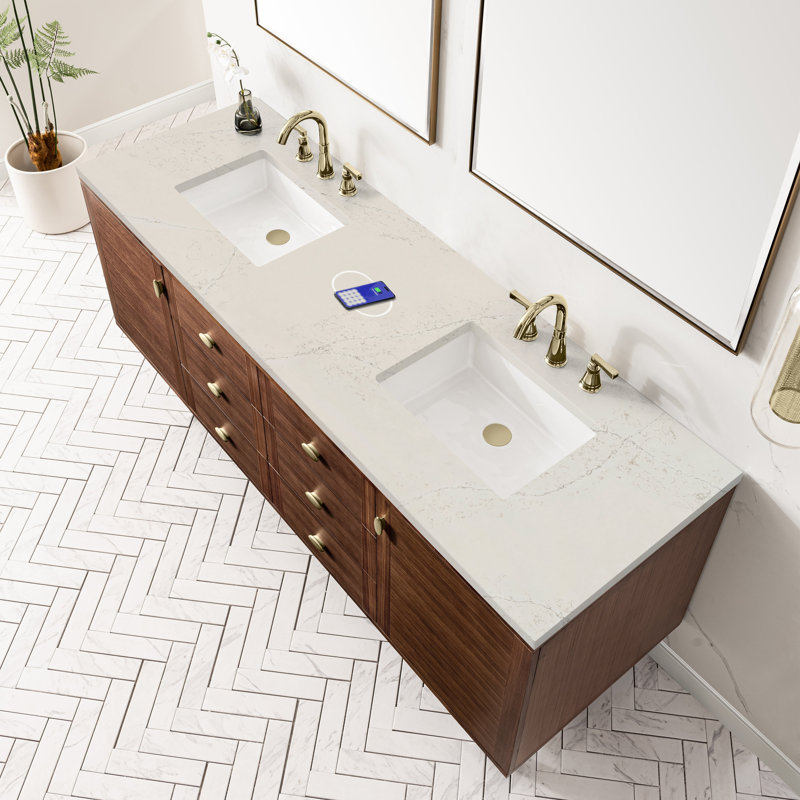 Amberly 72'' W Vanity, 72", Siberian