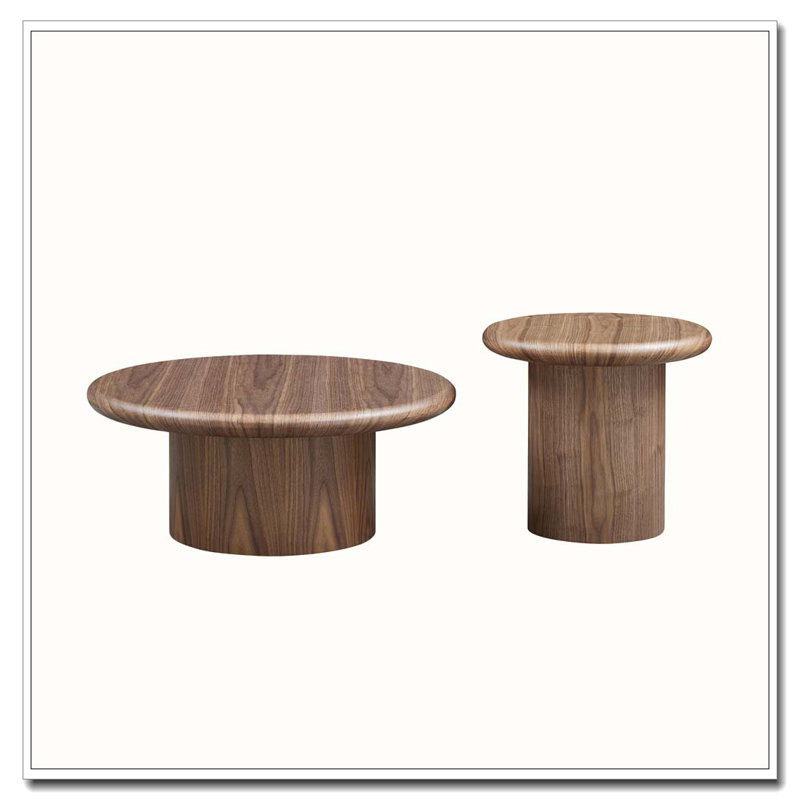 Latitude Run® 2-Piece Modern Round Coffee Table Set - Wayfair Canada