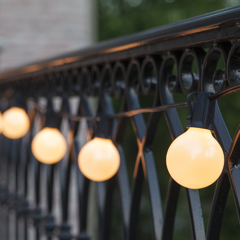 Shrum Outdoor 15 - Bulb 15'' Plug-in Globe String Light