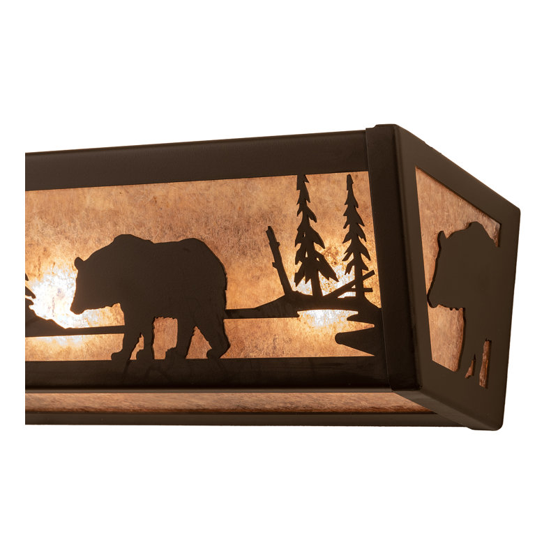 4 - Light Vanity Light, Oil Rubbed Bronze