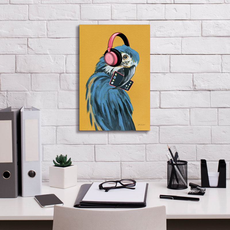 «Wild 3» par Yvette St. Amant, art mural sur toile, 26 po x 40 po, H 18 po x l 12 po x P 0,75 po