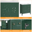 Meuble-lavabo 3 tiroirs 3 po avec lavabo en céramique-1055553420
