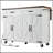 53.5 Inch Farmhouse Kitchen Island with Power Outlet, Spacious Storage, Drop Leaf, and Rolling Wheels for Versatile Use in Home Kitchens-1934800814