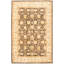 Tapis de bois one-of-kind à la main noué la 2010 ushak brun foncé 6 pi x 9 pi 3 po de la laine Kriemann