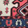 Matteson Hand-Knotted Area Rug in Red/White/Blue