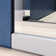 Sliding Shower Glass Door, Adjustable Semi Frameless Shower Door with  304 Stainless Steel Handles