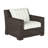 Rustic Woven Lounge Chair - Black Walnut-70166288-70166303-63221115