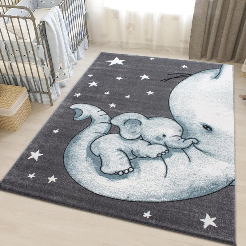 Shawnee Grey/Blue Rug, Rectangle 120 x 170cm