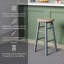 Swivel Solid Wood Counter Stool-1574430564
