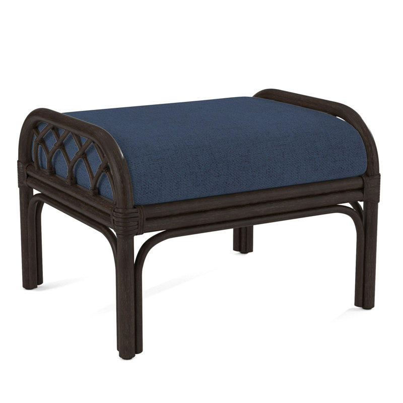 Edgewater Ottoman, Brown Geometric, 0456-33, Java
