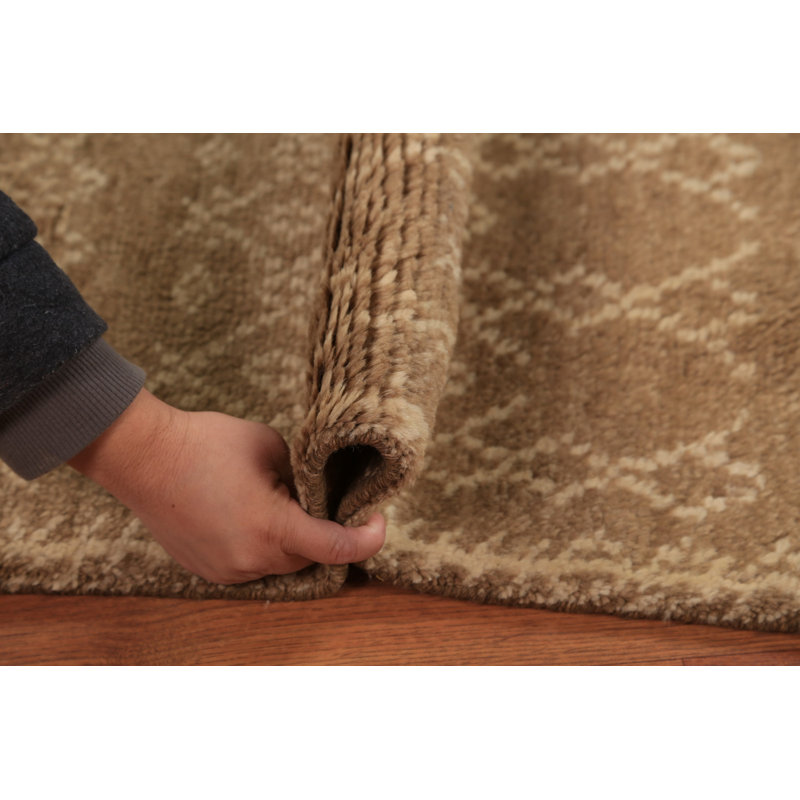 Geometric Moroccan Oriental Accent Rug 2x3
