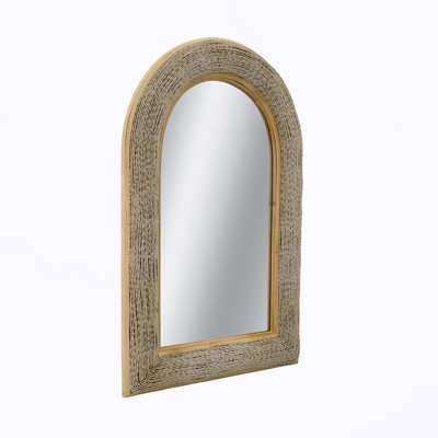 Miroir arqué tissé
