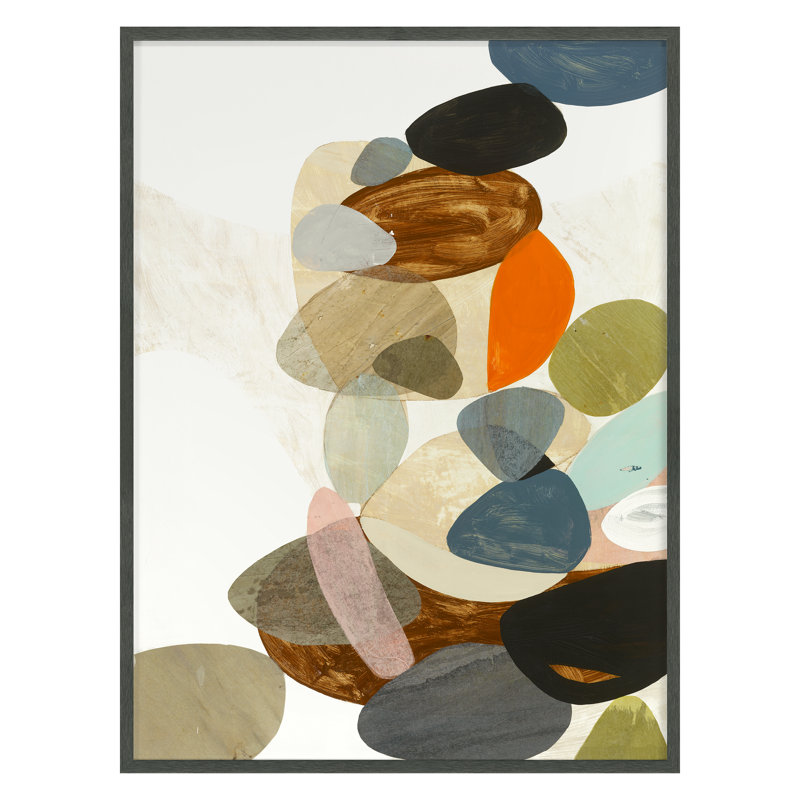 River Bed 2 Print by Paul Ngo, Gray, 40" H x 30" W x 1.25" D