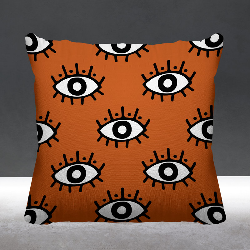Coussin Ankara, L 15 po x H 15 po, Blanc