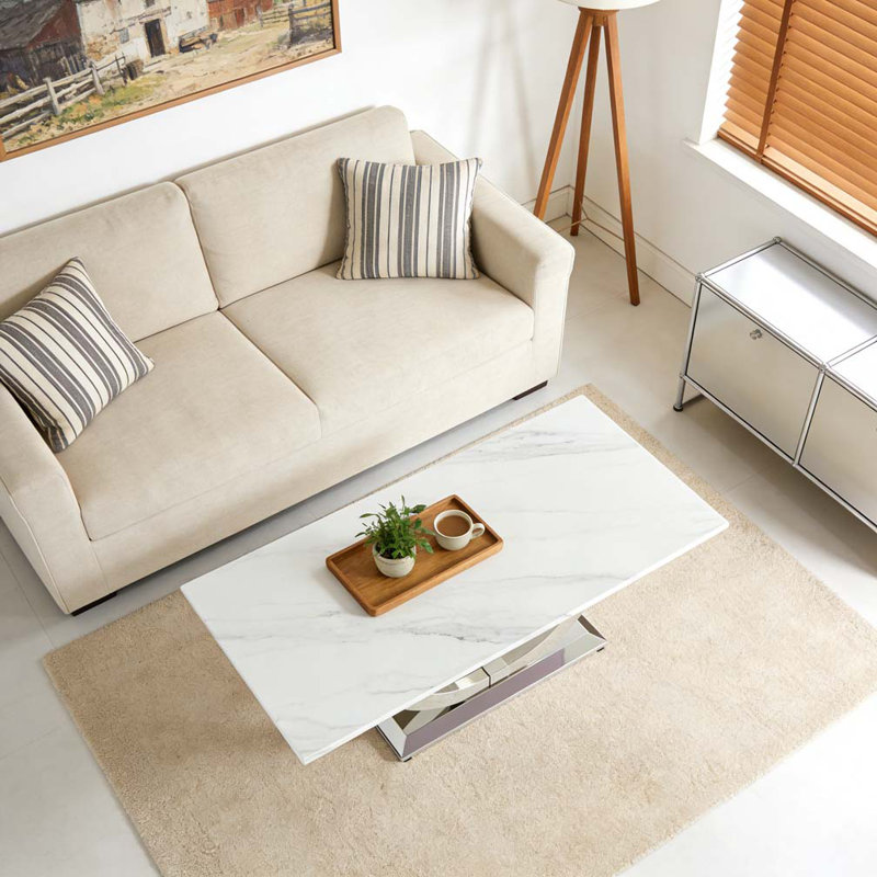 Table rectangulaire moderne 50,4 pouces