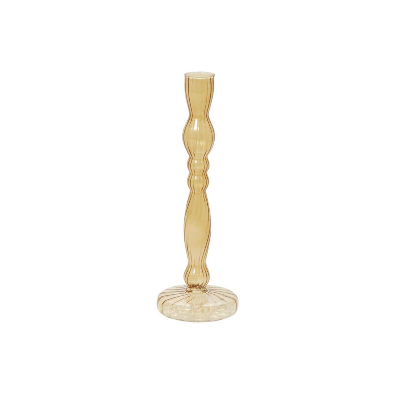 Bougeoir Marajo, Jaune, H 8 po x l 2,75 po x P 2,75 po