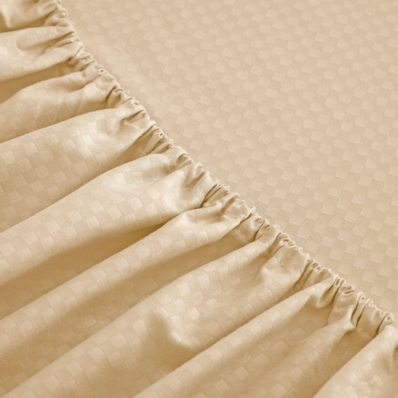 Ensemble de draps en microfibre , Beige, Ensemble de draps pour très grand lit + 1 drap-ho