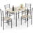 Casiano 4 - Person Four Leg Dining Set-32483243-32483242