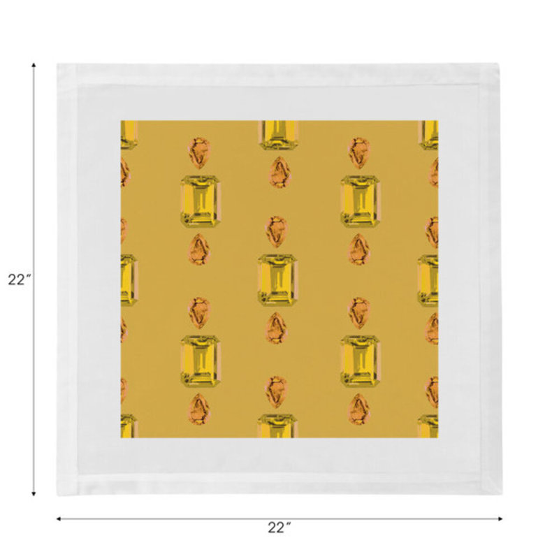 Gem Cotton Blend Square Napkins