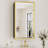 Cyrille Recessed & Surface Framed Medicine Cabinet with Mirror and Shelves-860957903-816041147