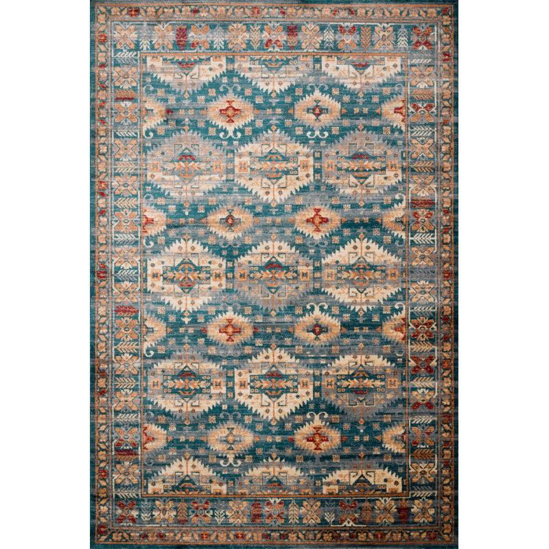Tapis vert style sud-Ouest Fuchs, Rectangle 2 pi x 3 pi