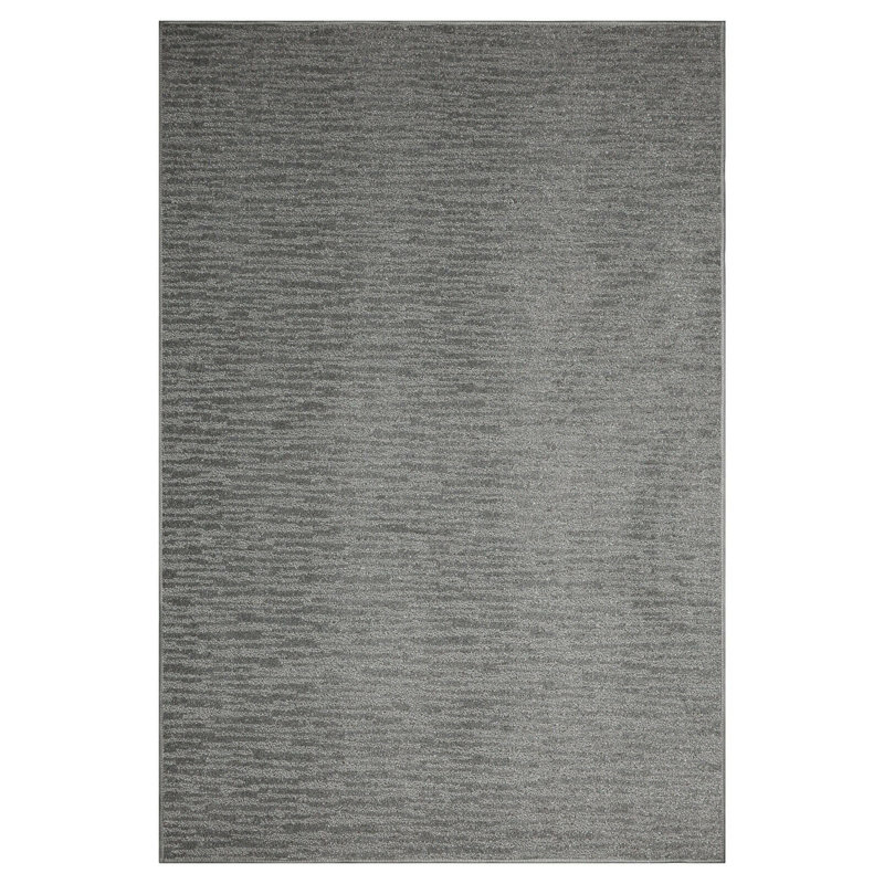 Tapis décoratif gris clair Furnish My Place, Rond 3 pi