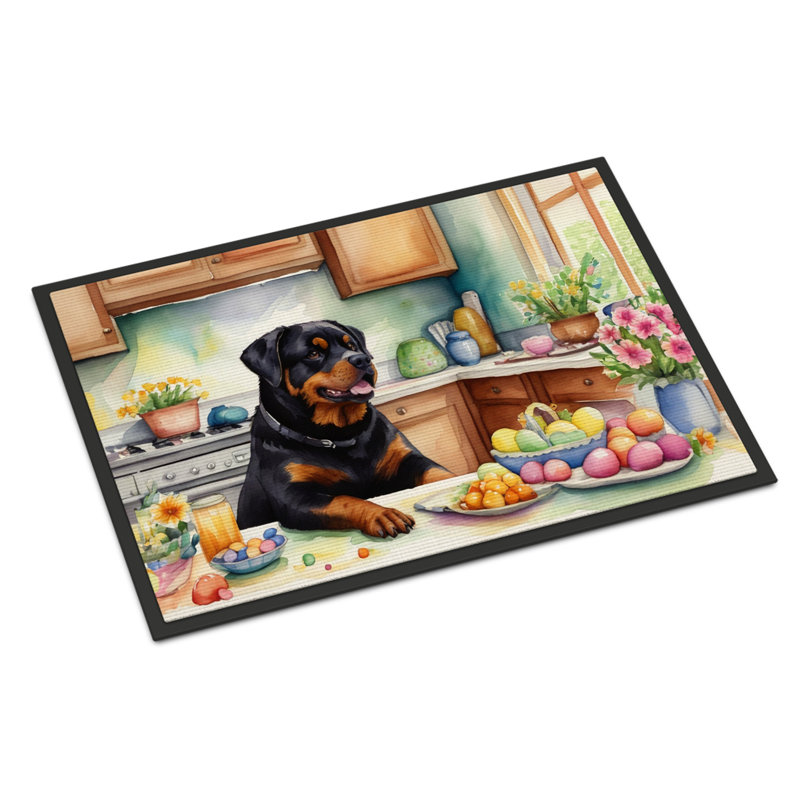 Paillasson Rottweiler, L 24 po x L 36 po