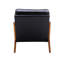 Peddireddy 43.05cm H Upholstered Armchair in Black