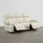 Zachery Genuine Leather Power Reclining Sofa-1480993091-1480993090