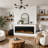 70" Electric Fireplace With Mantel, 12 Flame Effects Tv Stand-386140262
