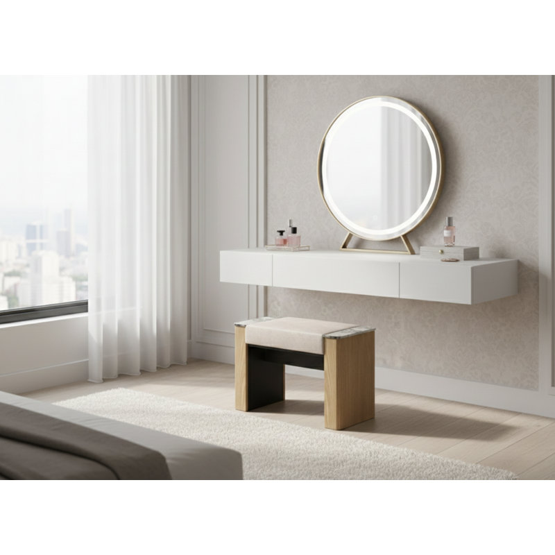 Straimont Particle Board Accent Stool
