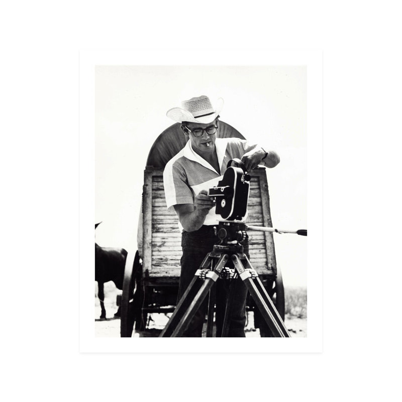 James Dean derrière la caméra - photographie, L 8 po x H 10 po