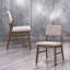 Chaise d'appoint rembourrée (lot de 2)