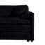 Deux fauteuils en chenille noirs surdimensionnés, confortables, avec siège superbe, fauteuil de lecture moderne pour le salon de la chambre à coucher, fauteuil d'appoint à deux couches de relaxation, fauteuil noir élégant, siège profond-471978380