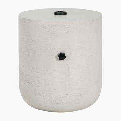 Table de bout Oudoor, table d'appoint de patio, base de parasol avec motif de sable