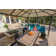 Pavillon de jardin en aluminium avec moustiquaire Durham