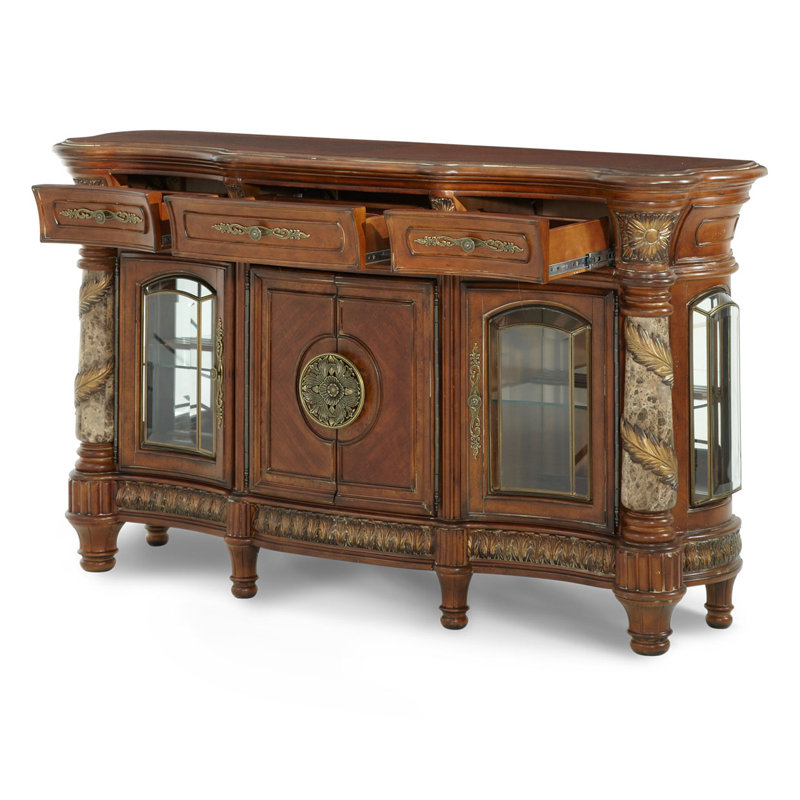 Villa Valencia Sideboard & Mirror Set
