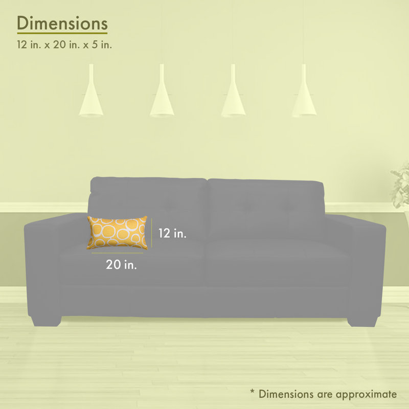 Coussin Fusion, Jaune