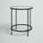 Astoria Collection Round End Table, Modern Accent Table with Metal Frame-580869750