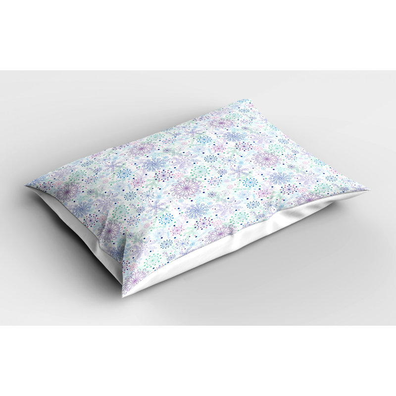 Polyester Floral Sham Set, Twin