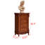 Armoire américaine en bois massif sculpté. Commode d'appoint