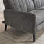 204cm Wide Contemporary And Super Soft Upholstered Sleeper Sofa With Convertible Backrest-309685765
