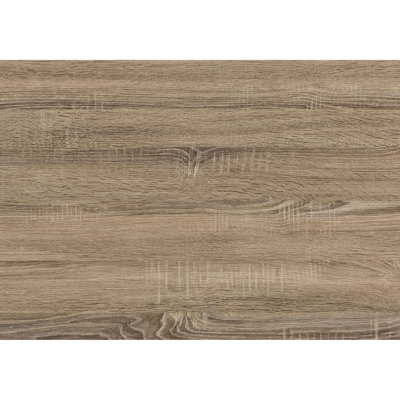 Home Office Computer Desk - 42" Long, Brown Laminate Top, Metal Base & Shelf With Length, Laminate, Black Legs