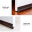 One Sided Door Draft Excluder | Self-Adhesive Tape Draught Insulator Strip Foam Seal | Under Door Draft Stopper 90Cm Long | Fits Door Bottom Up To 36”, Closes Gaps To 1.3” | Noise Reduction-1130072690