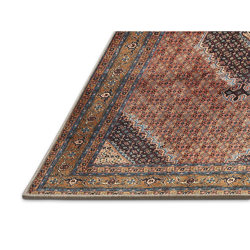 Tapis brun à motif oriental, Rectangle 8 pi x 12 pi