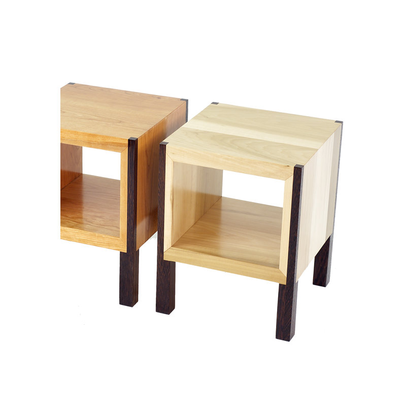 End Table, Body: Poplar / Legs: Wenge