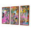 Miami Sunset Celebration I - ensemble de décorations murales abstraites-858807658-858807659