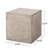 Side Table, Grey - Enhances Patio Appeal End Table Adds Style To Your Backyard